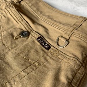 Prana Men’s Khaki Canvas Shorts